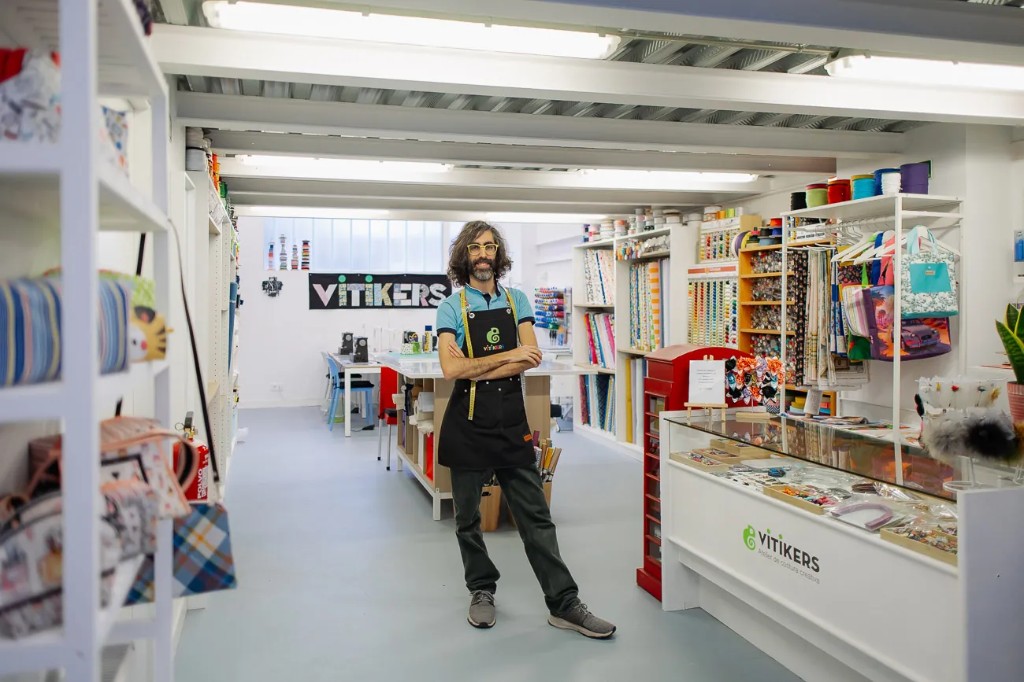 Interior del atelier Vitikers en Lezkairu